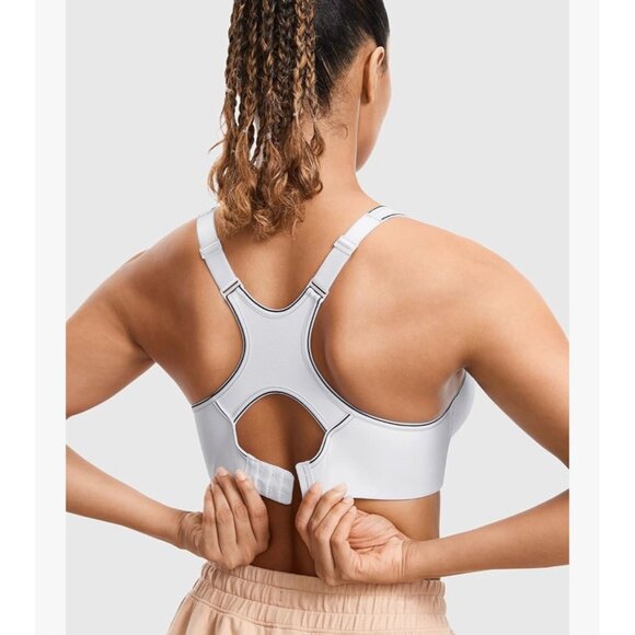 Syrokan Sport Bra 34B Brick A233 High Impact Racerback Moisture Wicking - Picture 2 of 5